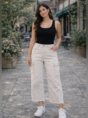 SONG 90s Boyfriend Cargo Jean